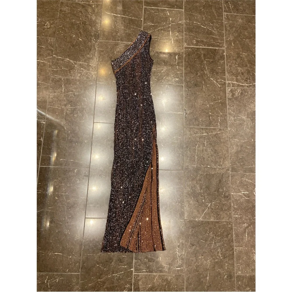Missoni Black and Silver One-Shoulder Gown - Picture 8 of 9